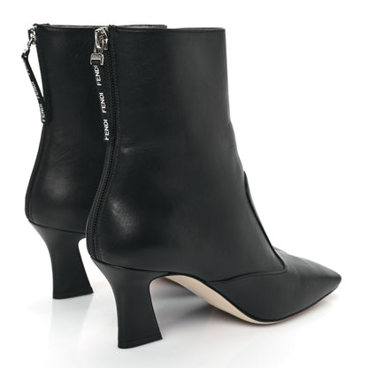 Fendi Nappa FFreedom Ankle Boots 36.5 Black 4 of 9