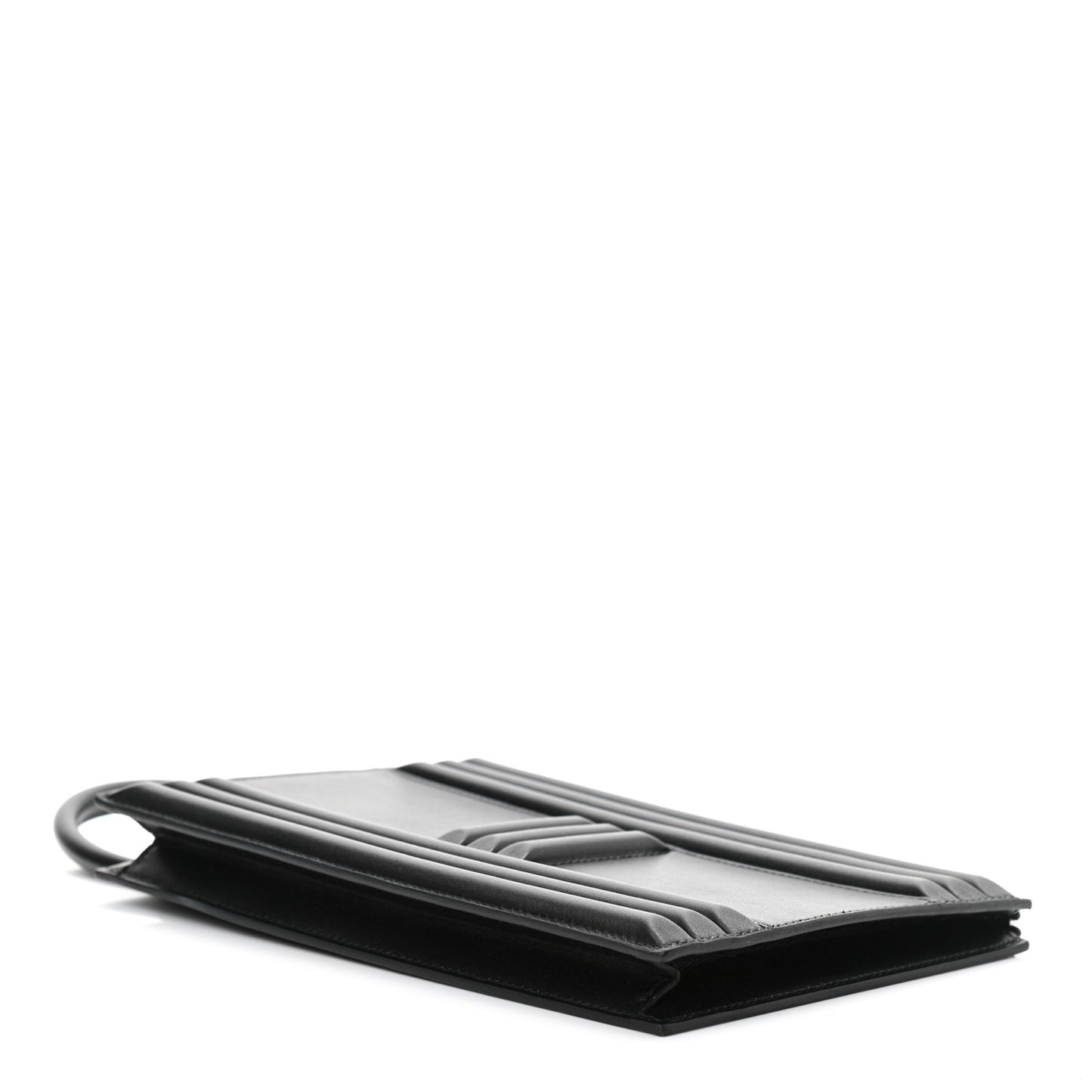 Tadelakt Kelly Cadena Clutch Black