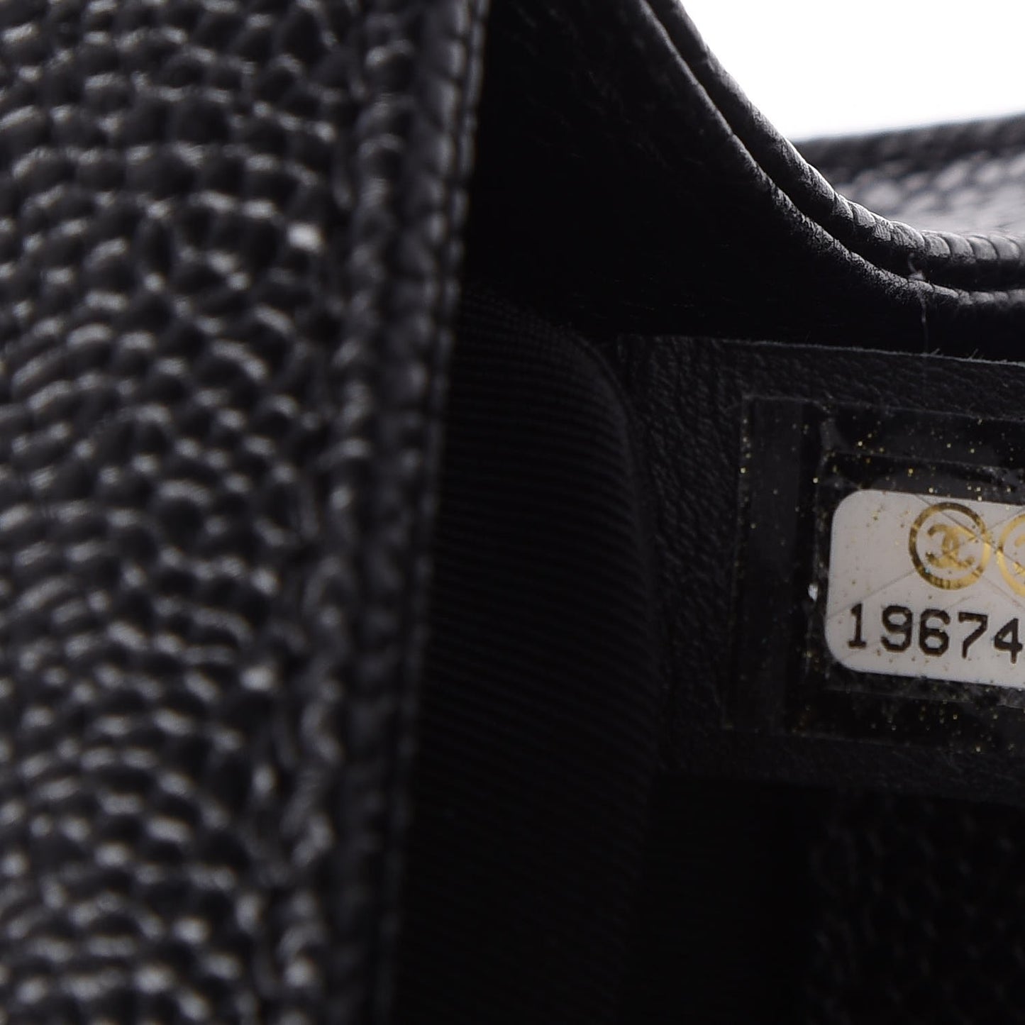 Caviar Quilted Small Boy Flap Black