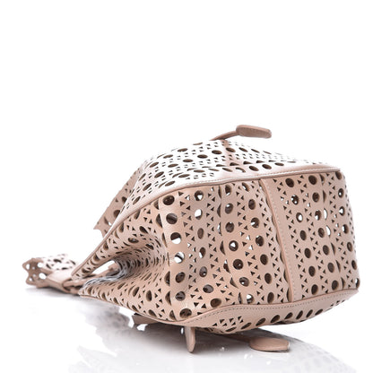 Alaia Calfskin Vienne Rose-Marie 19 Bag Beige 4 of 9