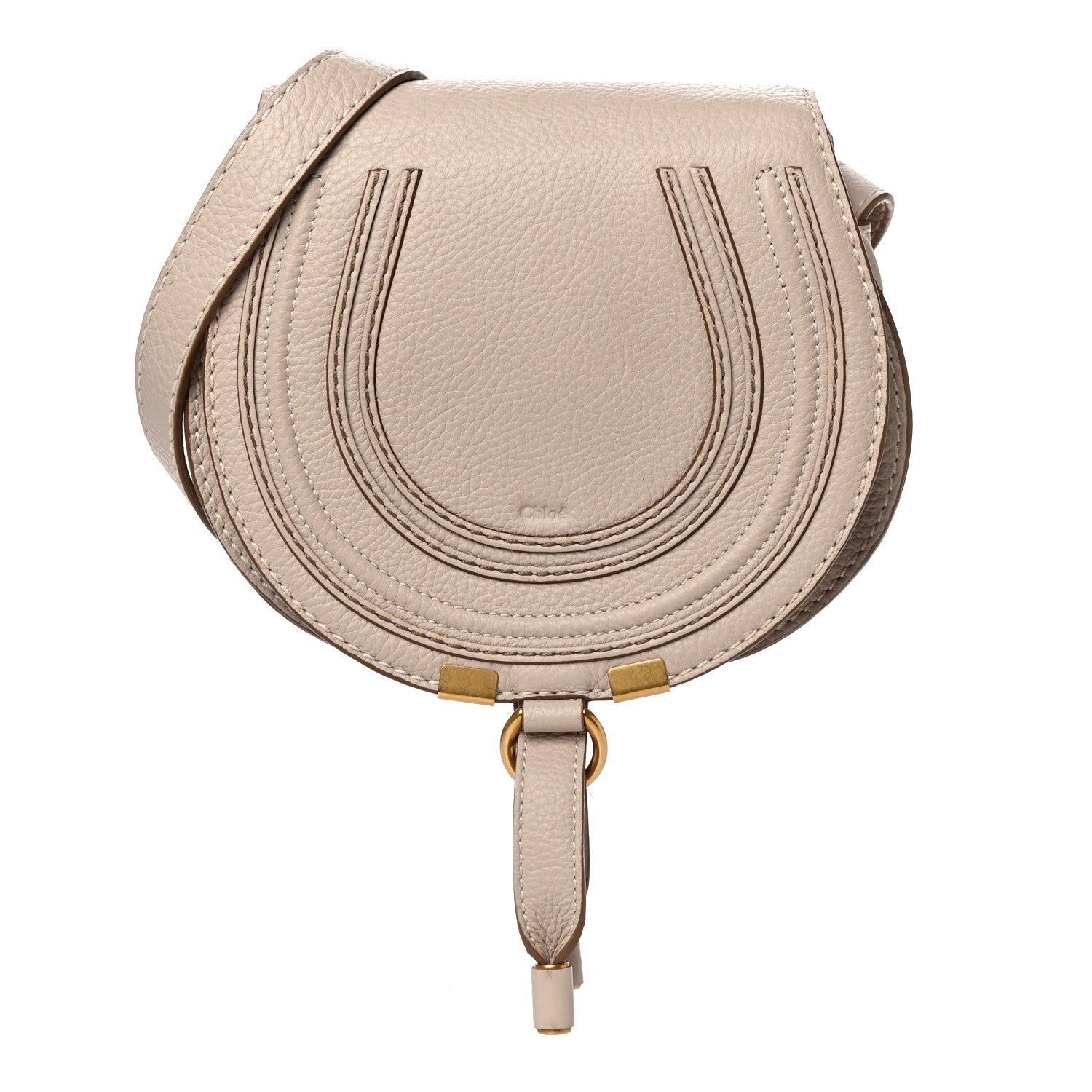 Chloe Calfskin Mini Marcie Round Crossbody Bag 1 of 12