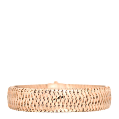 Roberto Coin 18K Rose Gold Primevera Flex Bangle Bracelet 1 of 4