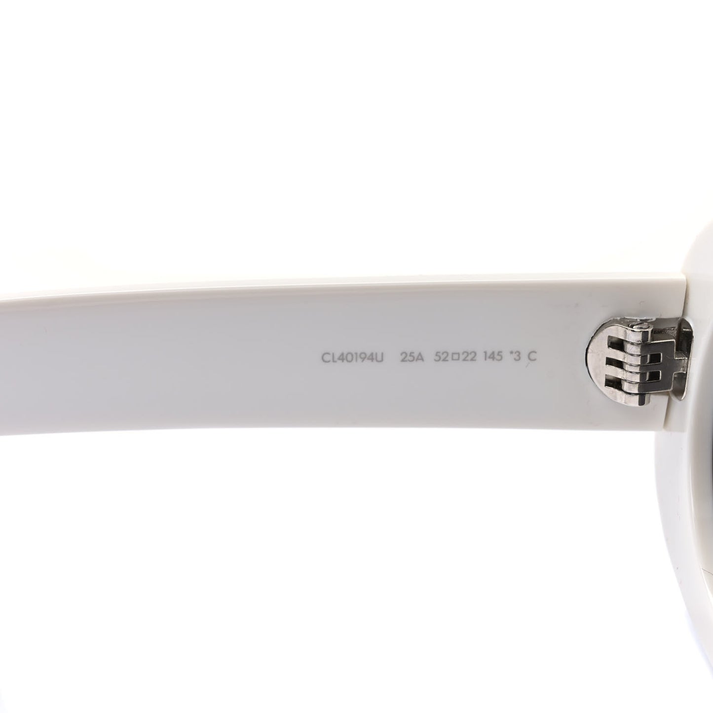 Acetate Triomphe 01 Sunglasses CL 40194U White