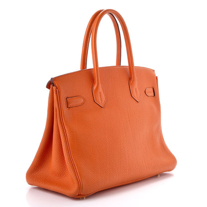 Hermes Togo Birkin 30 Orange 3 of 47