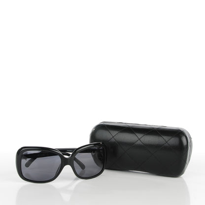 Chanel CC Bow Sunglasses 5171 Black White 7 of 7