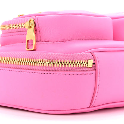 Louis Vuitton LOUIS VUITTON Calfskin Embossed Monogram Vuittamins Utility Crossbody Rose Violet 9 of 10