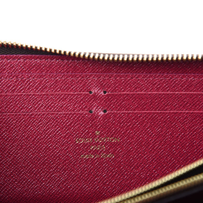 Louis Vuitton Monogram Clemence Wallet Fuchsia 8 of 9
