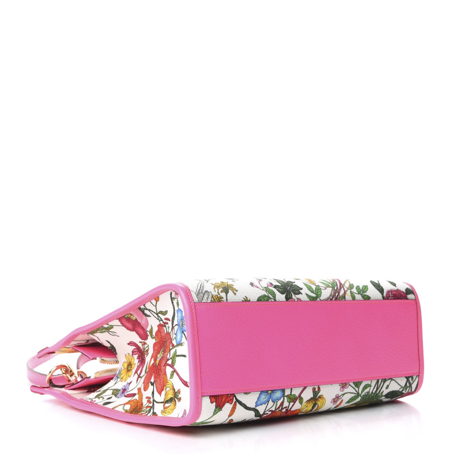 Canvas Medium Flora Tote Fuchsia