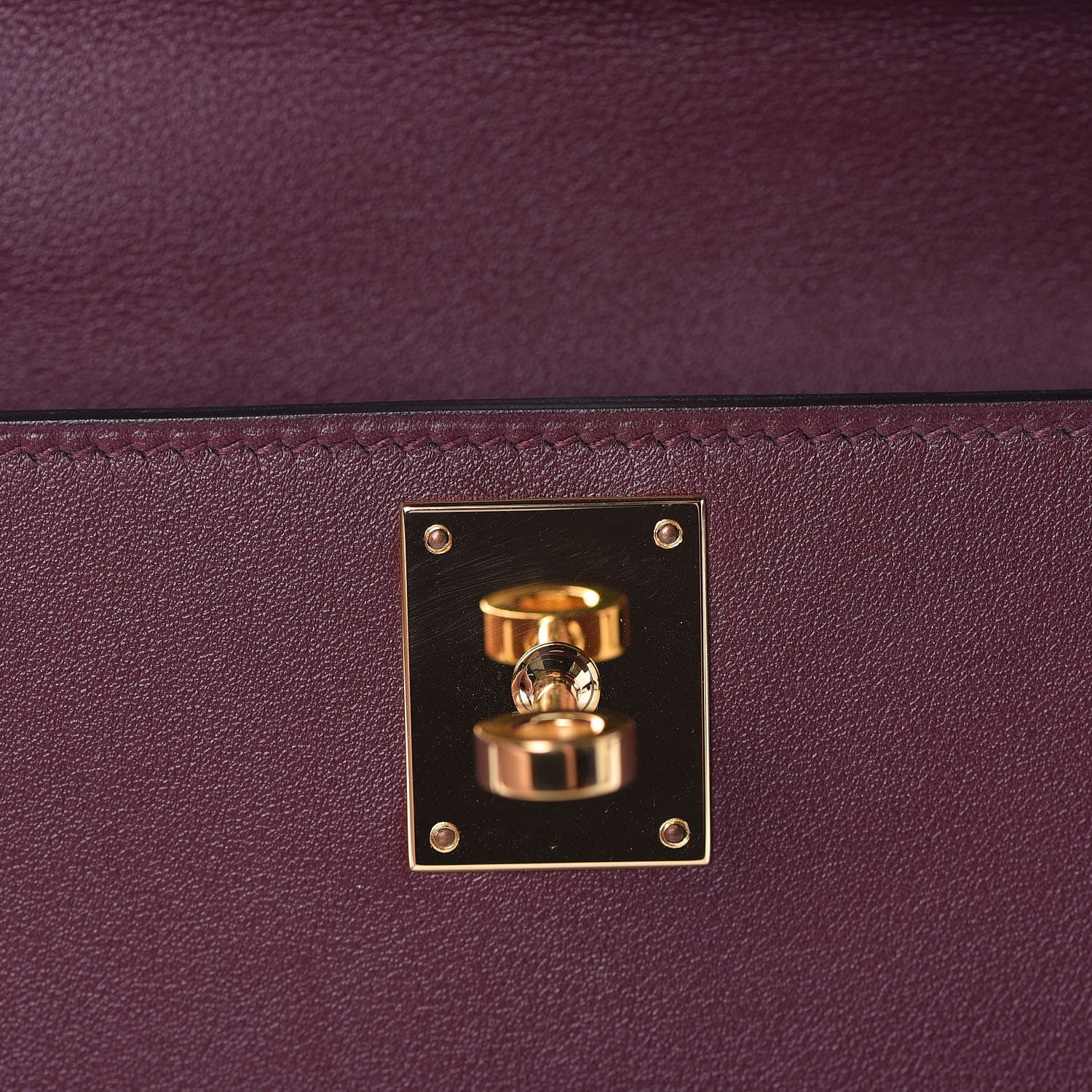 Hermes Swift Kelly Cut Clutch Pochette Bordeaux 23 of 27