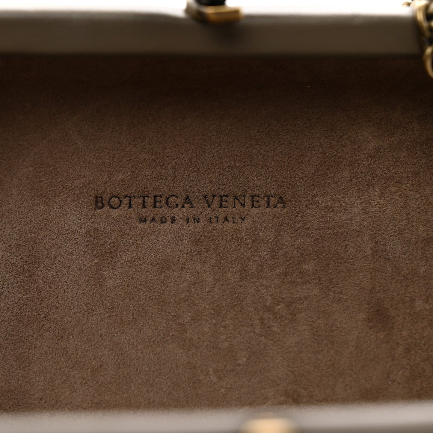 Nappa Intrecciato Chain Knot Clutch New Steel