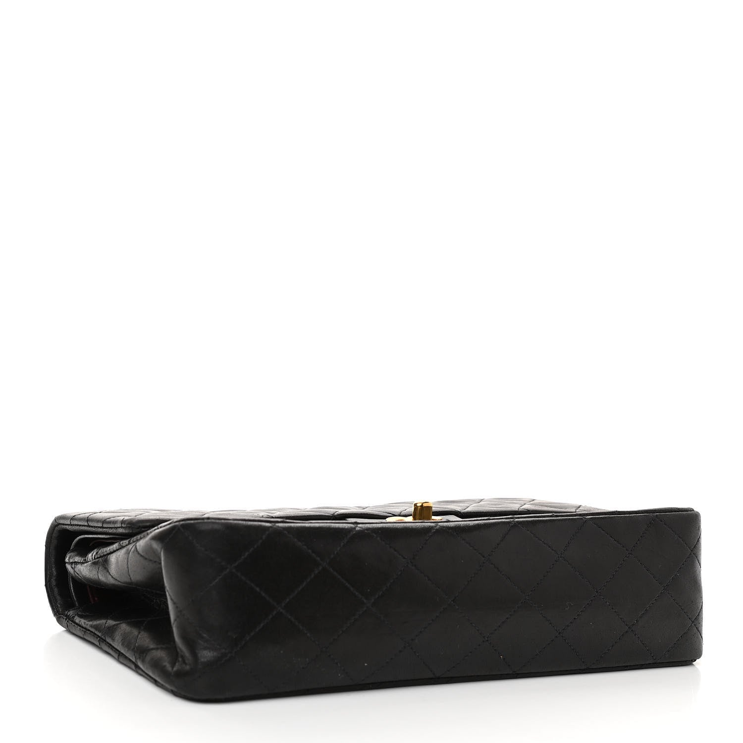 Chanel Lambskin Quilted Medium Double Flap Black 4 of 11