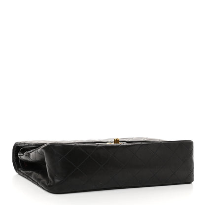 Chanel Lambskin Quilted Medium Double Flap Black 4 of 11