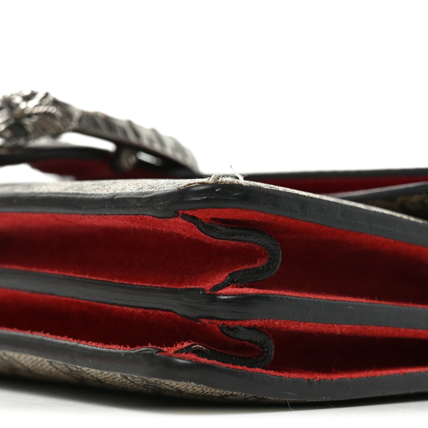 Gucci GG Supreme Monogram Small Dionysus Shoulder Bag Red 1887304