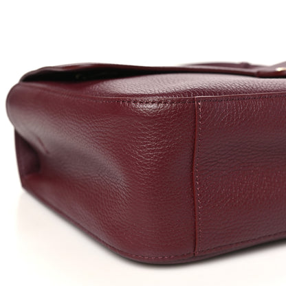 Chanel Grained Calfskin Small Souplissimo Maxi Flap Burgundy 8 of 10