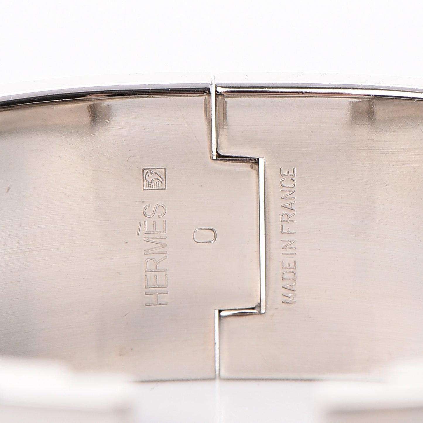 Enamel Wide Clic Clac H Bracelet PM Bleu Electrique