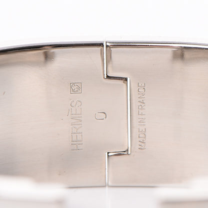 Hermes Enamel Wide Clic Clac H Bracelet PM Bleu Electrique 4 of 5
