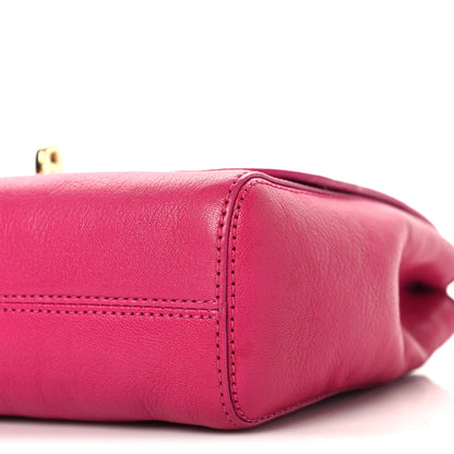 Mulberry Small Classic Grain Calfskin Small Lily Flap Pink 9 of 11