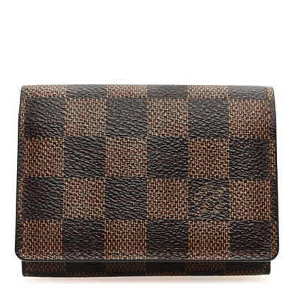 Louis Vuitton Damier Ebene Business Card Holder 1 of 6