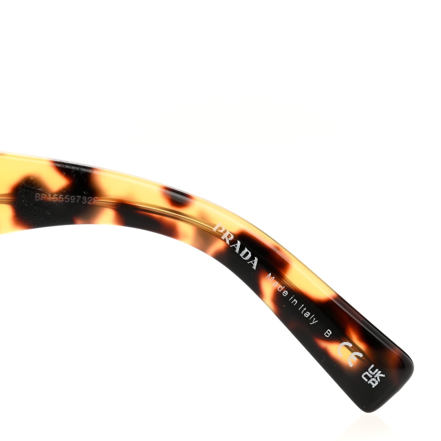 Prada Acetate Symbole Sunglasses SPR 23Y Tortoise 5 of 6