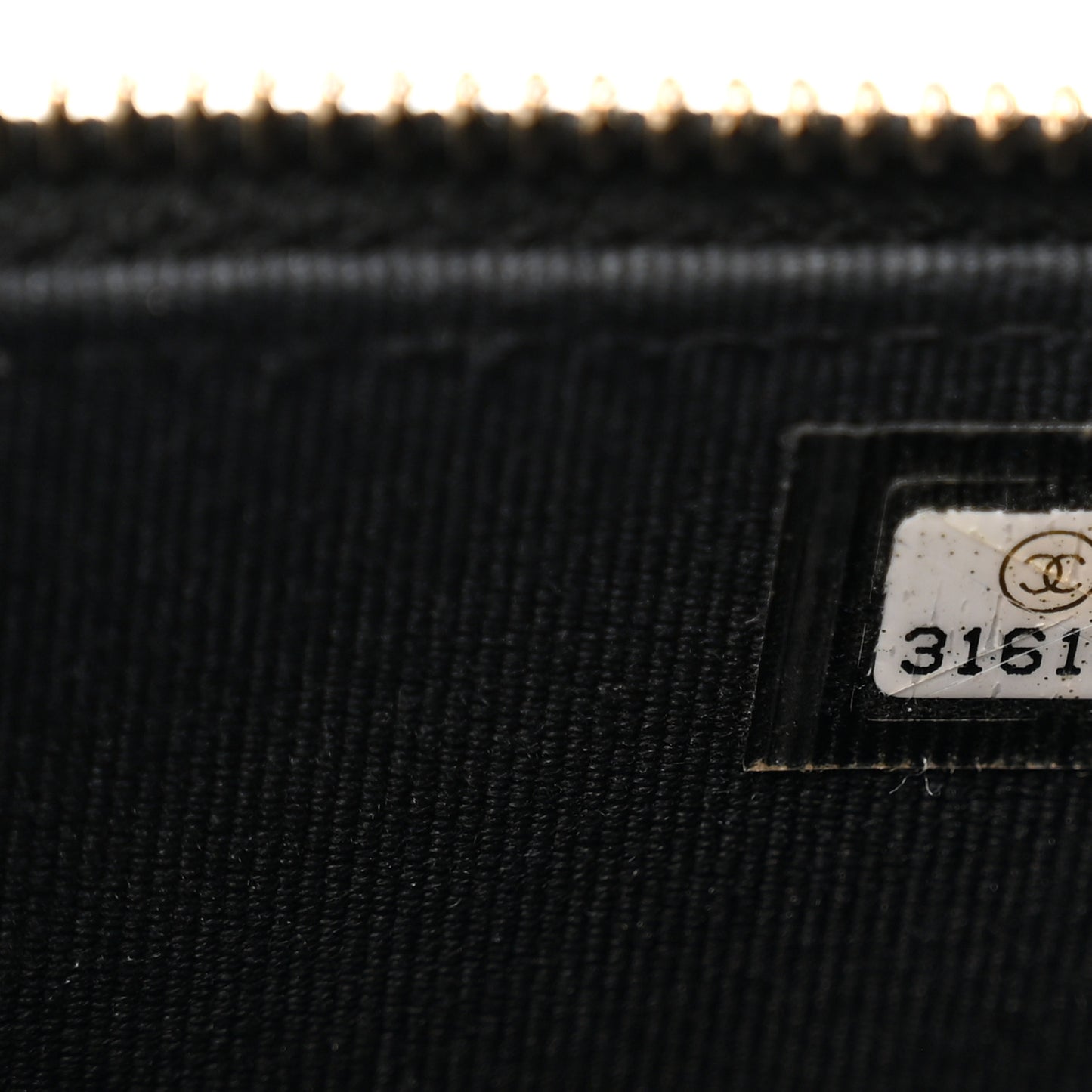 Lambskin Quilted Top Handle Mini Vanity Case With Chain Black