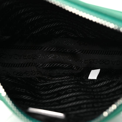 Prada Grace Lux Triangle Logo Embossed Mini Triangle Bag Mango 5 of 10