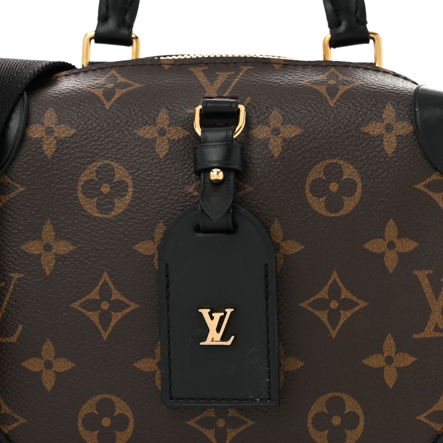 Louis Vuitton Monogram Petite Malle Souple Black 7 of 9