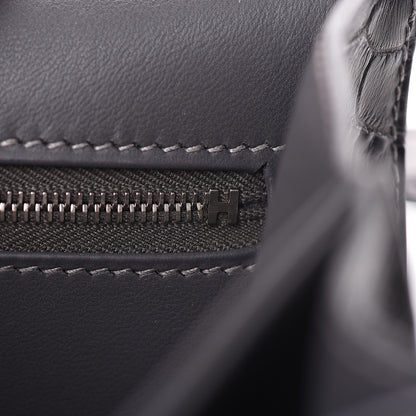 Hermes Matte Alligator Constance 24 Graphite 21 of 24