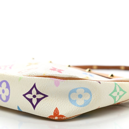 Louis Vuitton Monogram Multicolor Pochette Accessories White 9 of 10
