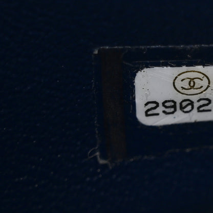 Chanel Lambskin Quilted Mini Square Flap Navy 7 of 10
