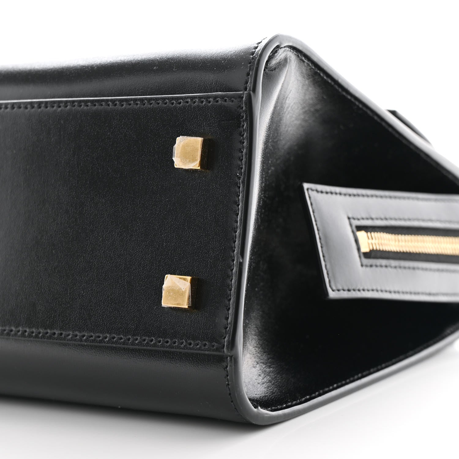Saint Laurent Shiny Calfskin Small Uptown Tote Black 10 of 10