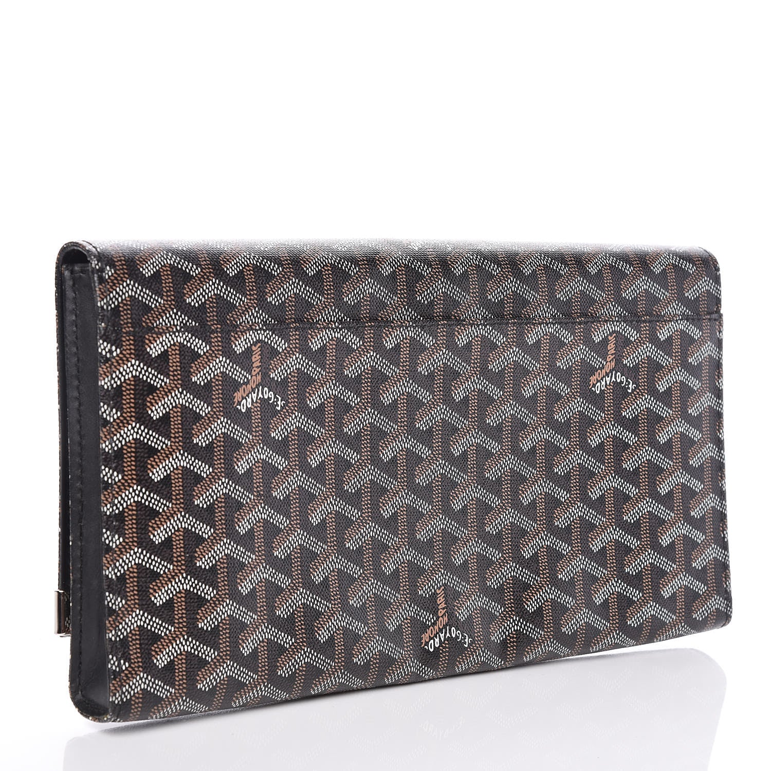 Goyard Goyardine Monte Carlo Bois Clutch Black 3 of 7