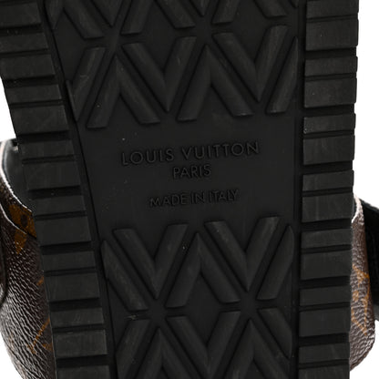 Louis Vuitton Monogram Bom Dia Mule Sandals 39 Black 7 of 10