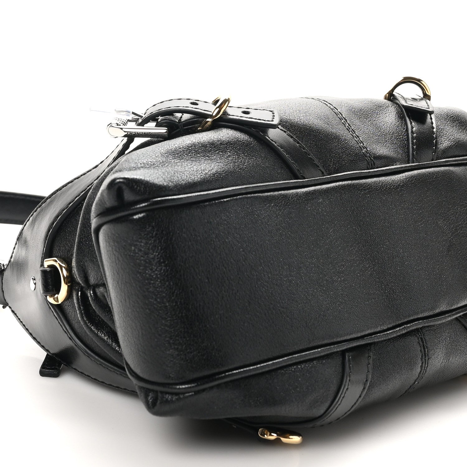 Givenchy Shiny Calfskin Small Harness Voyou Shoulder Bag Black 10 of 10