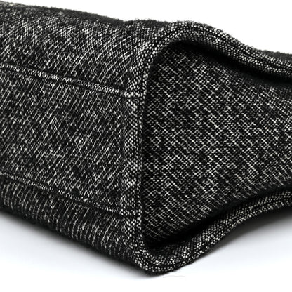 Chanel Mixed Fibers Small Deauville Tote Black 10 of 10