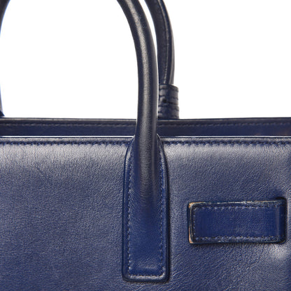 Saint Laurent Calfskin Nano Sac De Jour Dark Blue 14 of 19