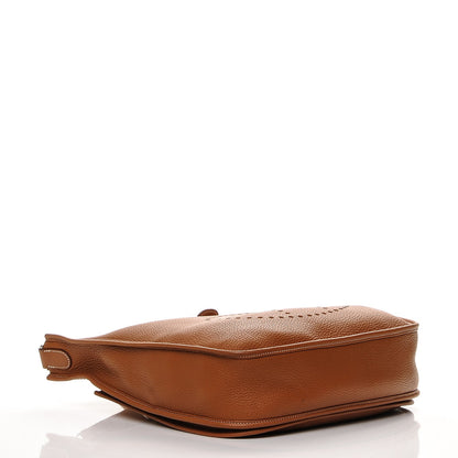 Hermes Taurillon Clemence Evelyne III GM Gold 4 of 8