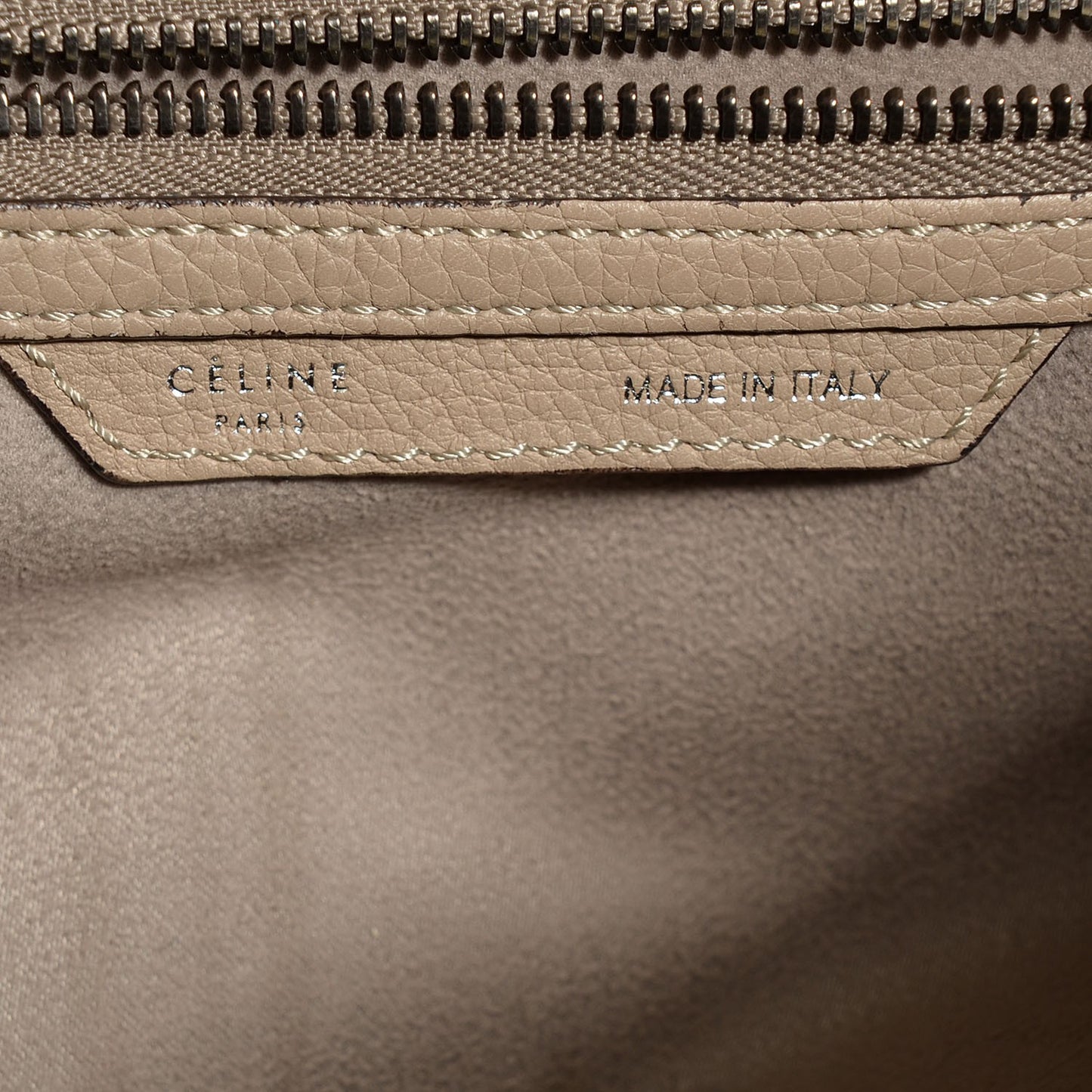 Drummed Calfskin Mini Luggage Dune