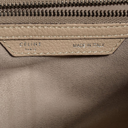 Celine Drummed Calfskin Mini Luggage Dune 6 of 9