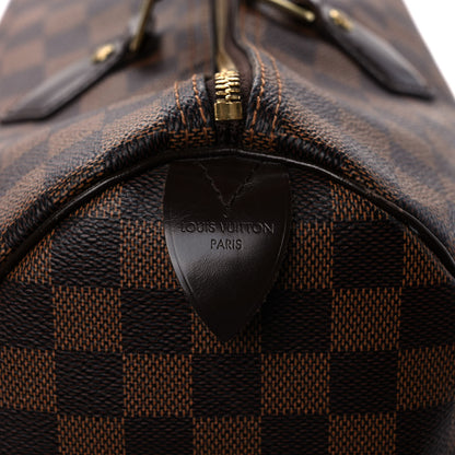 Louis Vuitton Damier Ebene Speedy 35 6 of 10