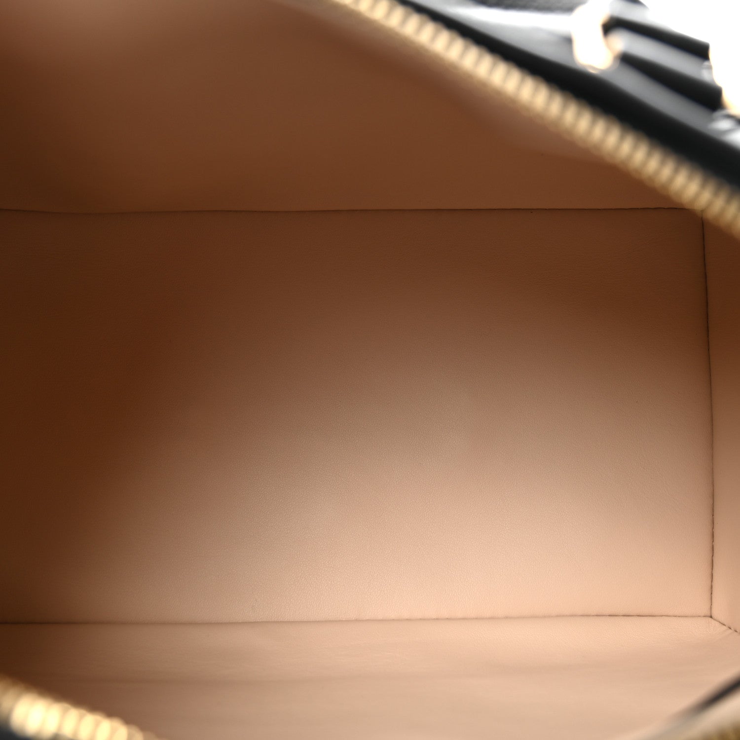 Louis Vuitton Lambskin Malletage Speedy Bandouliere 25 Black 5 of 9