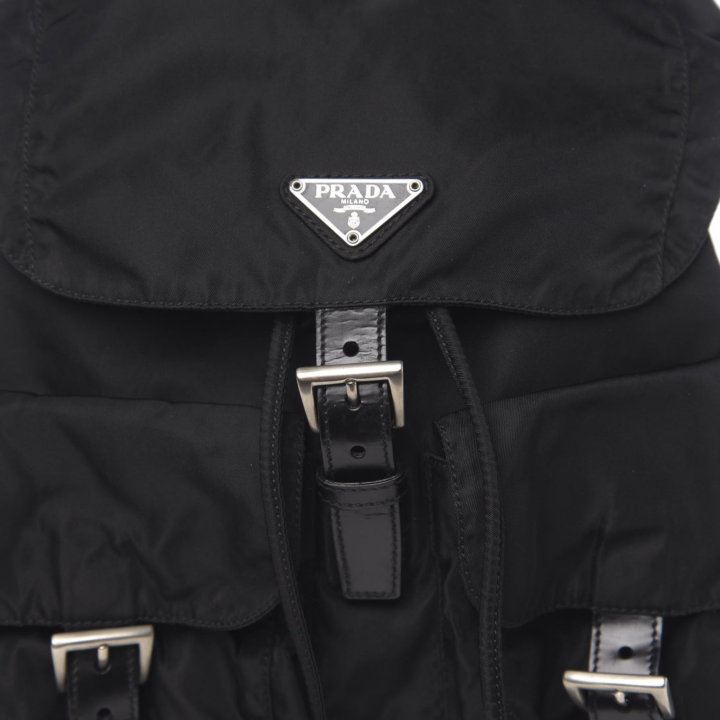 Nylon Vela Medium Backpack Black
