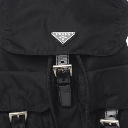 Prada Nylon Vela Medium Backpack Black 10 of 10