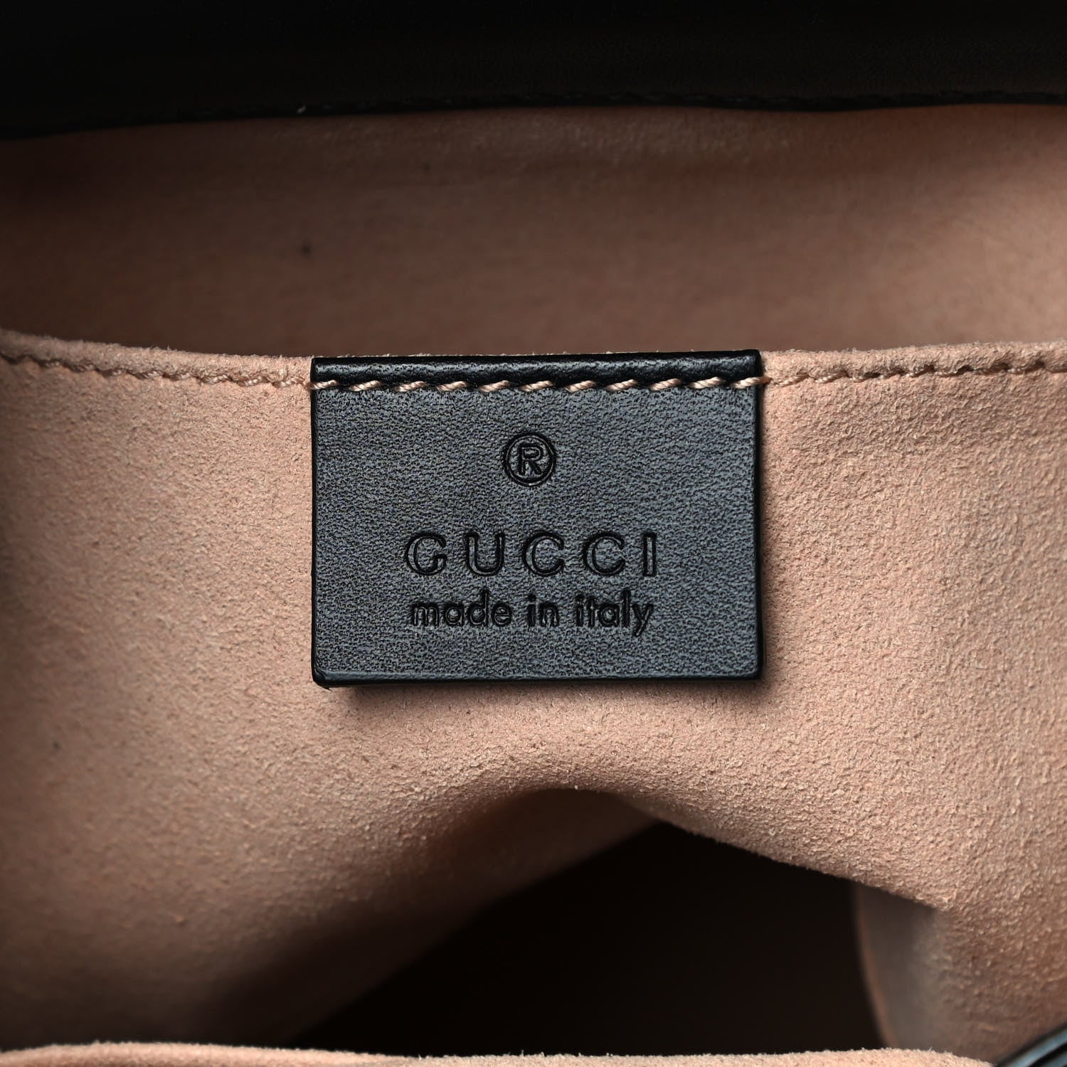 Gucci Suede Patent Web Small Ophidia Bucket Bag Black 6 of 9