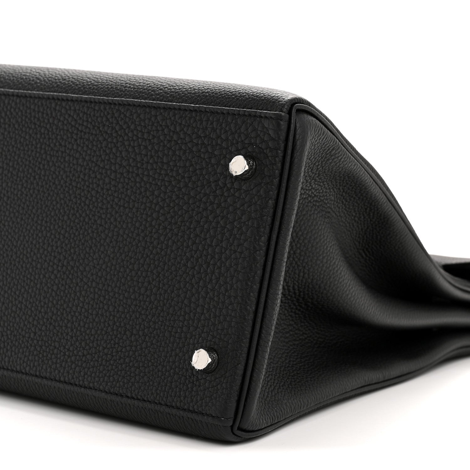 Hermes Togo Maxi Kelly Retourne 42 Black 10 of 11