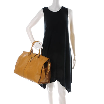 Saint Laurent Sheepskin Large Cabas ChYc Mustard 2 of 8