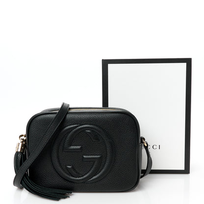 Gucci Pebbled Calfskin Small Soho Disco Bag Black 12 of 12