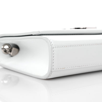 Saint Laurent Smooth Calfskin Small Monogram Kate Satchel Optical White 8 of 11