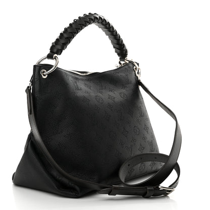 Louis Vuitton Mahina Beaubourg Hobo MM Black 3 of 10