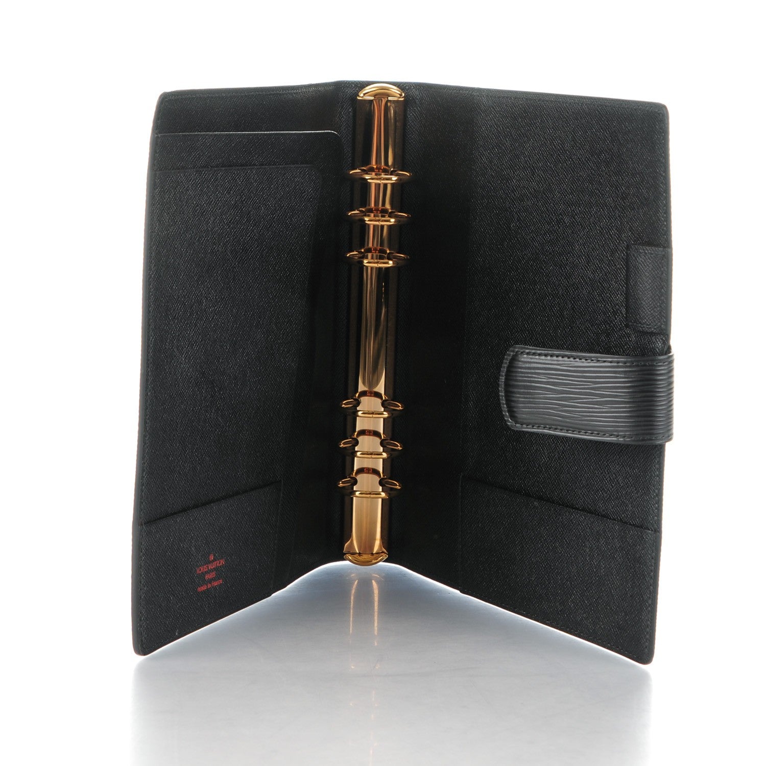 Louis Vuitton Epi Large Ring Agenda Black 6 of 8