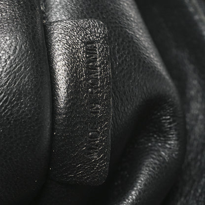 Burberry Heritage Grain Check Embossed Medium Dewsbury Tote Black 7 of 12